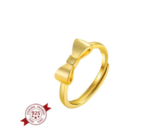 Anello fiocco argento 925