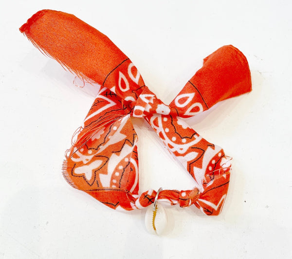 Cavigliera bracciale bandana e conchiglia