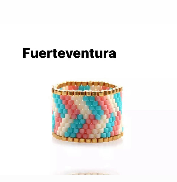 Anello perline miuky vari colori