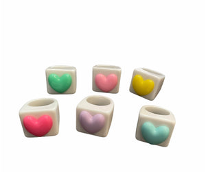 Anello resina cuore l’anello sceglie dove andare