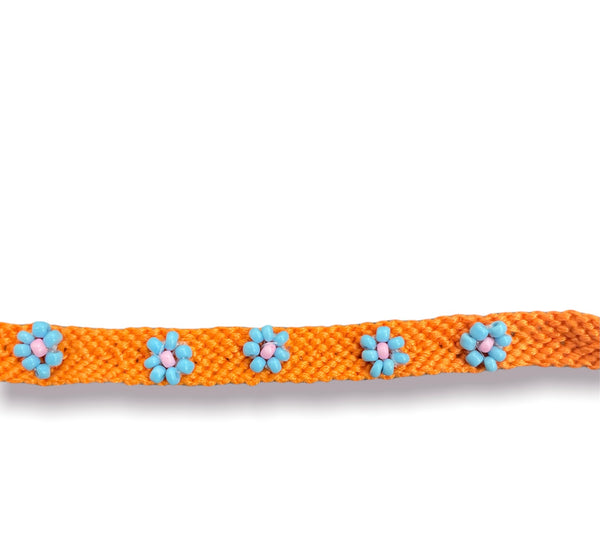 Bracciale cavigliera friendship con fiorellini