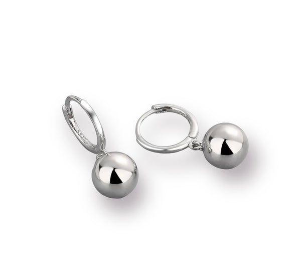 Mono orecchino sfera argento 925