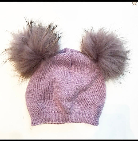 Cappello doppio Ponpon