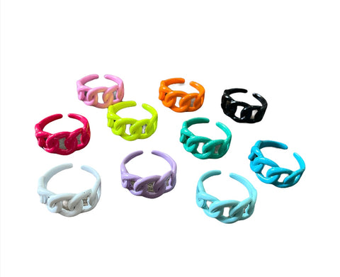 Anello groumette regolabile smaltato