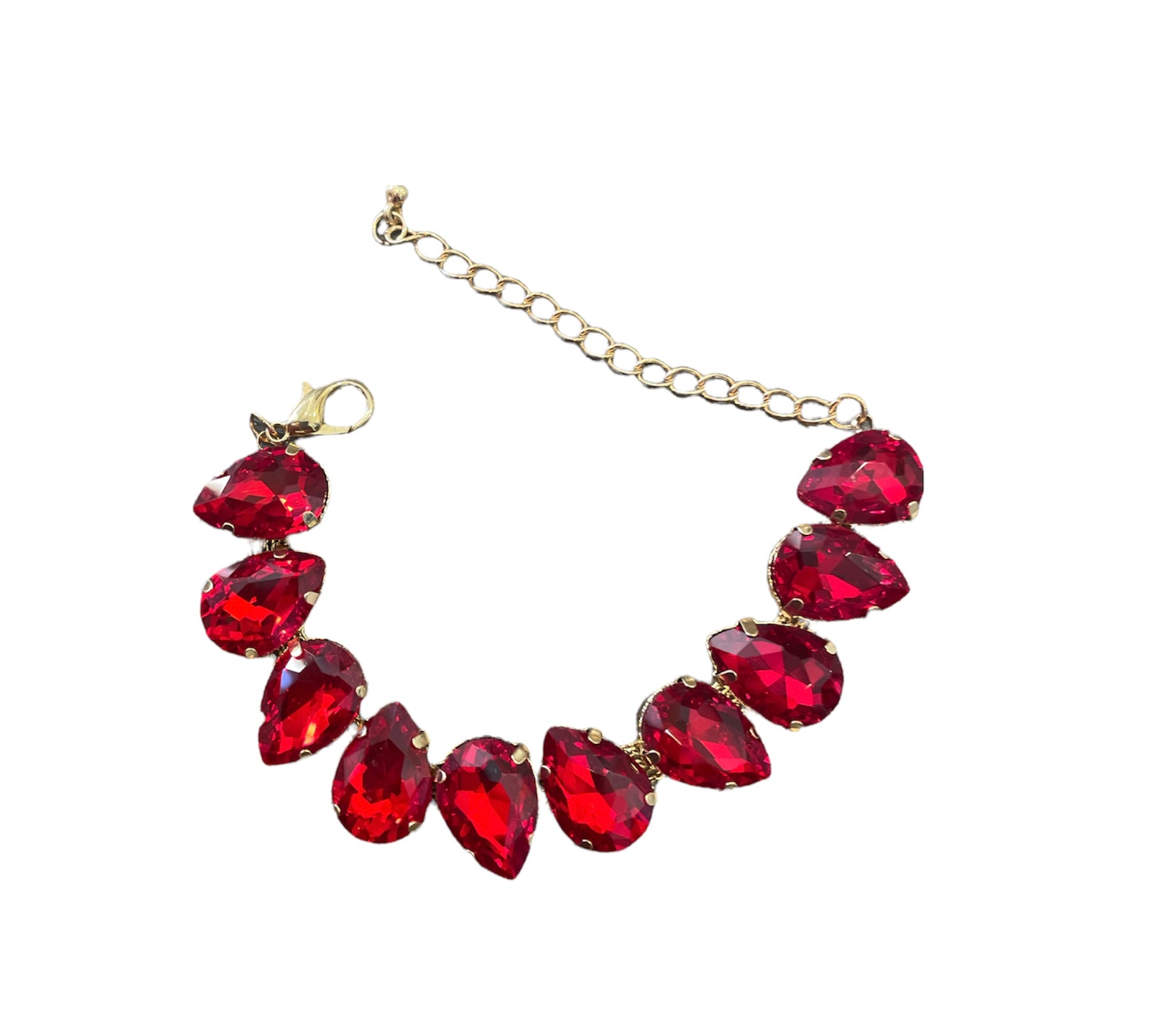 Bracciale  vari colori maxi tennis goccia bling bling