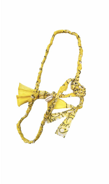 Collana cintura bandana  con conchiglia vari colori