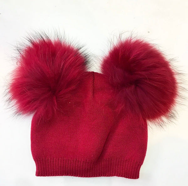 Cappello doppio Ponpon