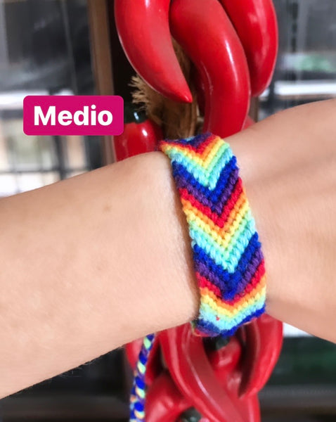 Bracciale  cavigliera filo colorato friendship handmade