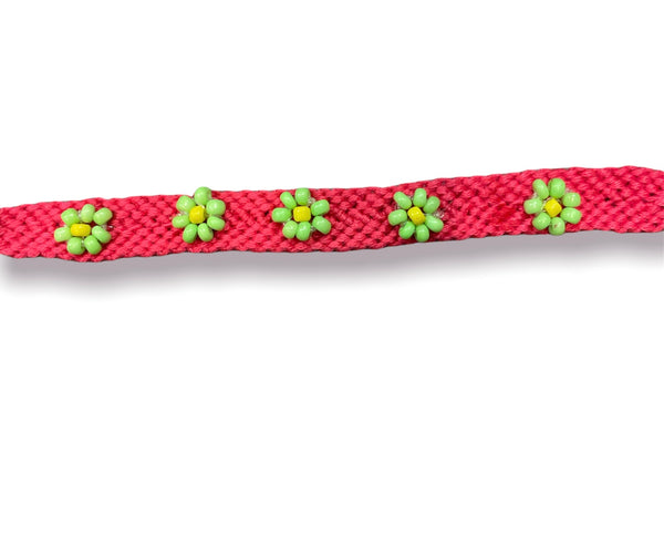 Bracciale cavigliera friendship con fiorellini