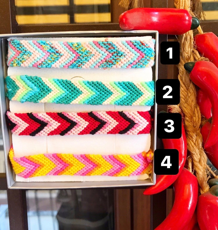 Bracciale  cavigliera filo colorato friendship handmade