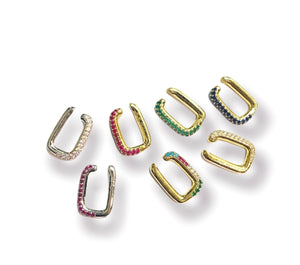 Earcuff orecchino no buco ovale