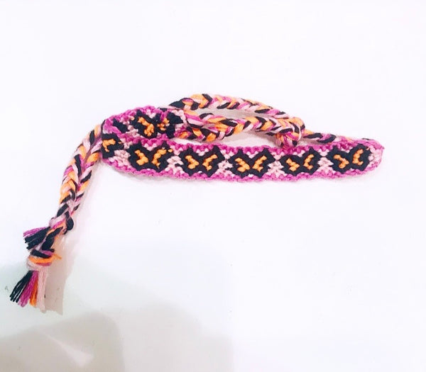 Bracciale cavigliera friendship stretto trama 4 farfalle anche collarino