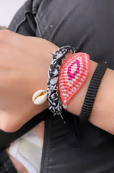 Bracciale cavigliera bandana treccia