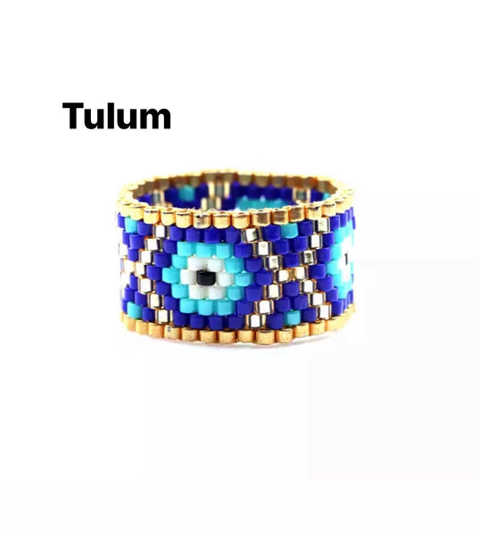 Anello perline miuky vari colori