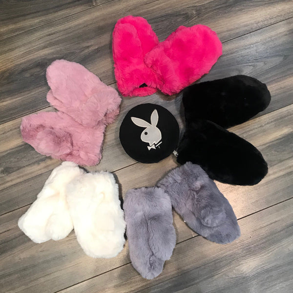 Moffole guanti peluche vari colori