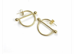 Mono orecchino botteguccia kourt hoops 3 cm