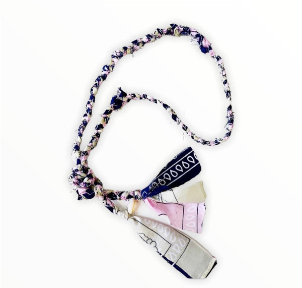 Collana cintura bandana  con conchiglia vari colori