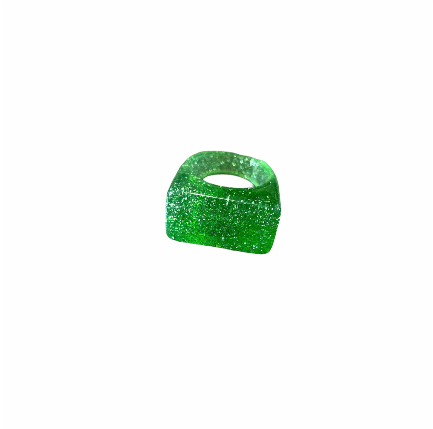 Anello resina glitter l’anello sceglie dove andare