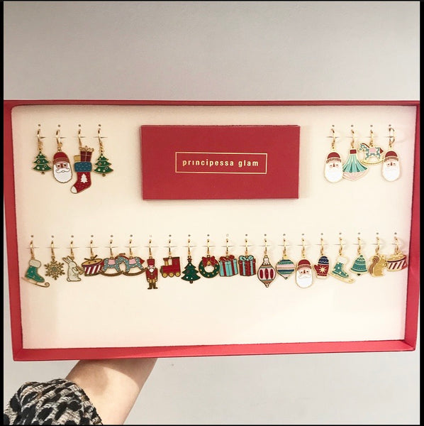 Mono orecchino Christmas Edition Natale  principessa glam