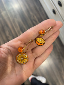 Coppia orecchini frutta principessa glam