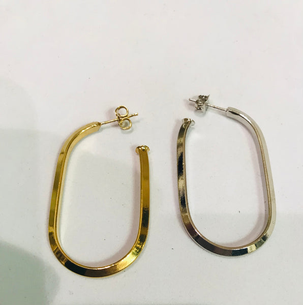Mono orecchino Iside oval 4,5 cm botteguccia