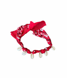 Bracciale cavigliera bandana conchiglie vari colori