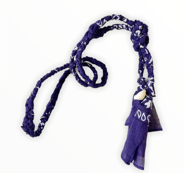 Collana cintura bandana  con conchiglia vari colori