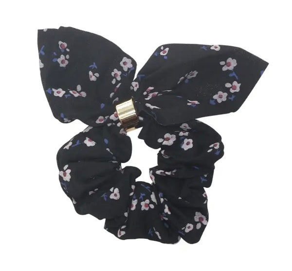 Scrunchies fiocco varie fantasie elastico per capelli