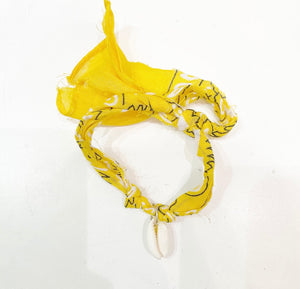 Cavigliera bracciale bandana e conchiglia
