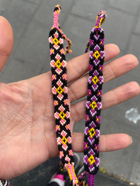 BraccIale cavigliera friendship fiore di loro vari colori