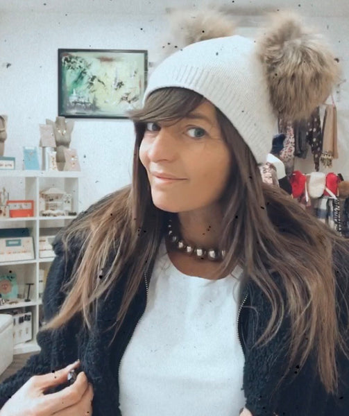 Cappello doppio Ponpon