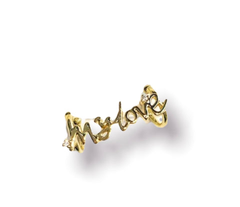 Mono earcuff frase my love