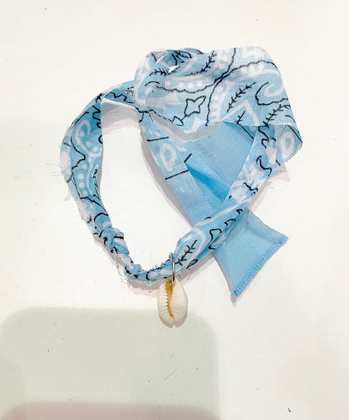 Cavigliera bracciale bandana e conchiglia