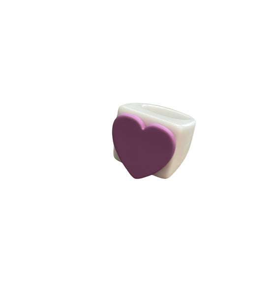 Anello resina cuore l’anello sceglie dove andare
