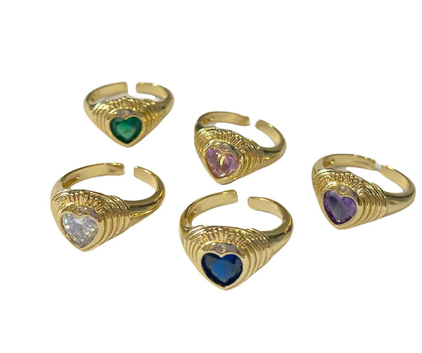 Anello regolabile cuore sacro sailor moon