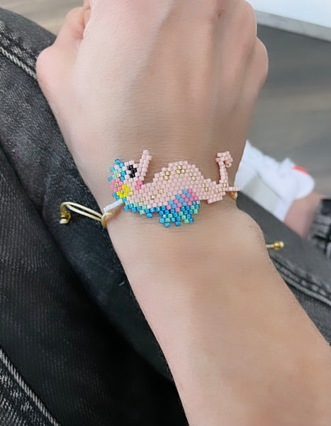 Bracciale cavigliera perline cavalluccio marino