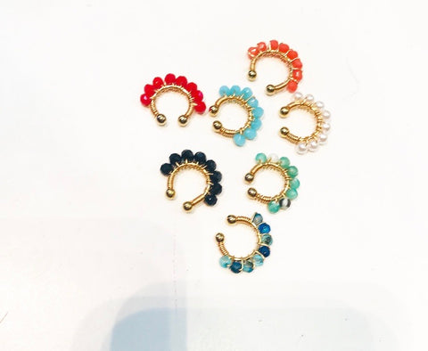Mono earcuff cristalli