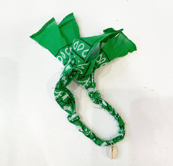 Bracciale cavigliera bandana treccia