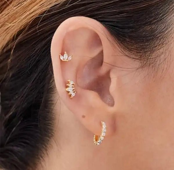 Mono piercing orecchino in argento 925