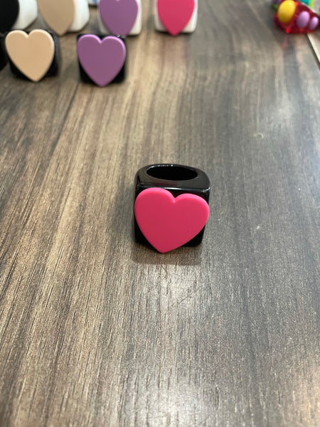 Anello resina cuore l’anello sceglie dove andare