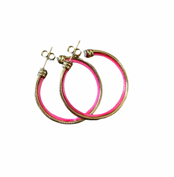 Mono Orecchino Wire  Hoops botteguccia 3 cm