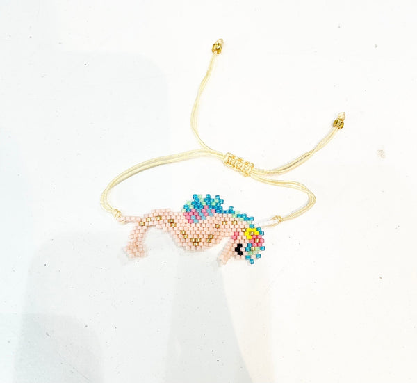 Bracciale cavigliera perline cavalluccio marino
