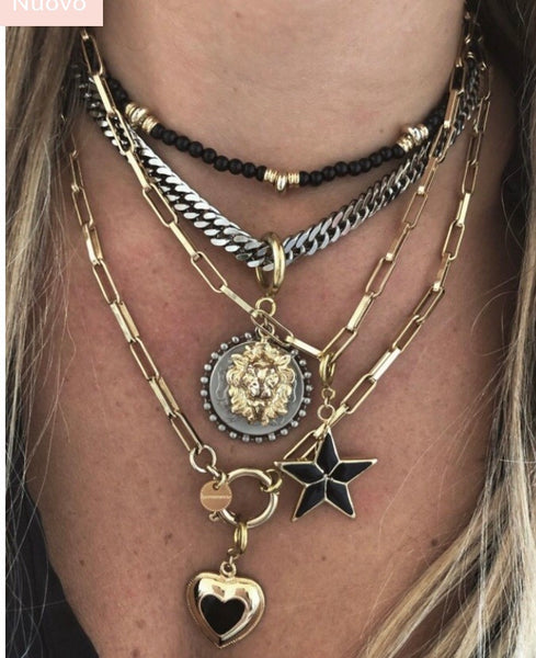 Collana Botteguccia choker collarino con dadi
