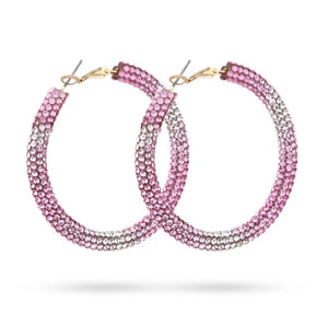 Coppia orecchini bling bling fantasia vari colori