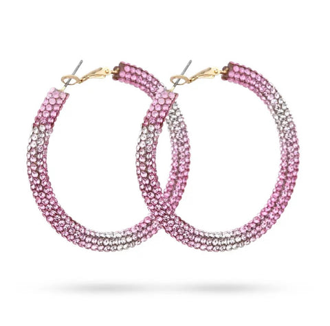 Coppia orecchini bling bling fantasia vari colori
