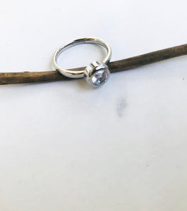 Anello mini Fedina punto luce