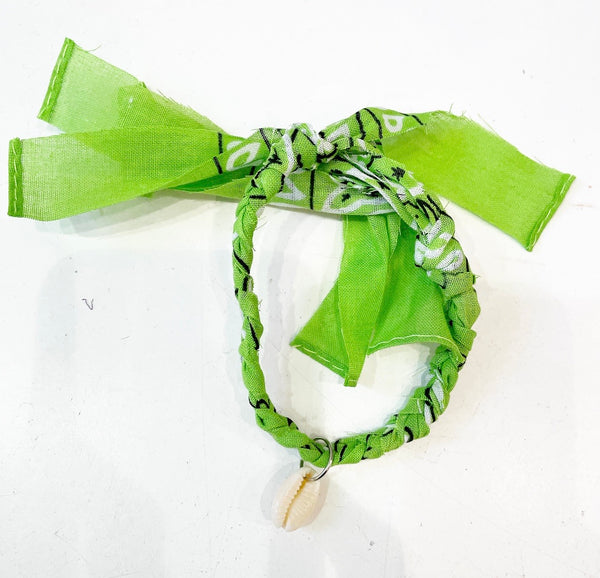 Bracciale cavigliera bandana treccia