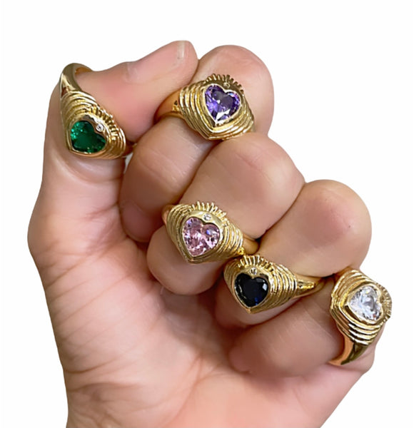 Anello regolabile cuore sacro sailor moon