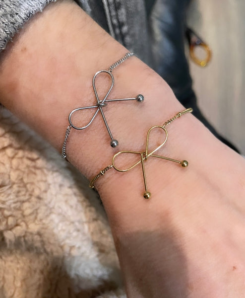 Bracciale con fiocco