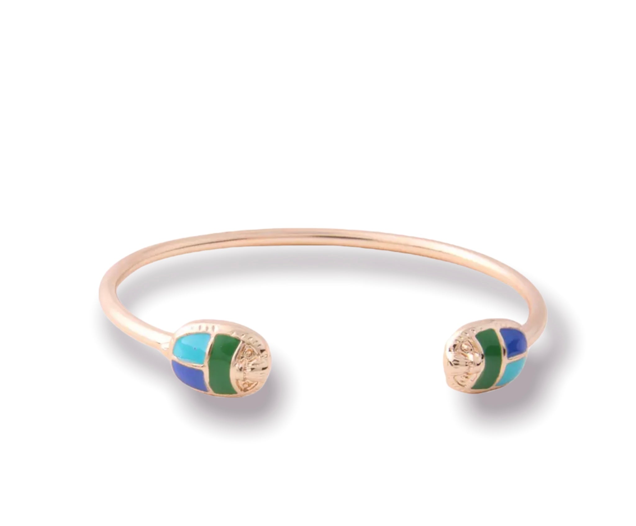 Bracciale regolabile Scarabeo rigido